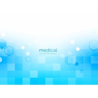 Medical Background In Bright Blue Color 