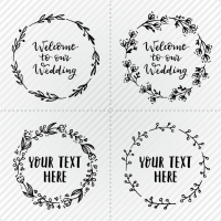 Simple Wedding Wreaths
