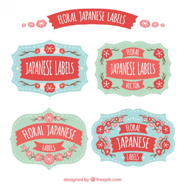 Retro Japanese Labels
