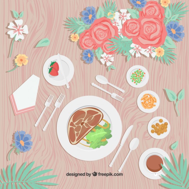 Meat Dish Background