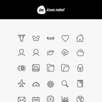 50 iOS and Android Line Icons