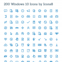 200 Windows 10 Icons