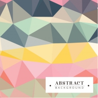 Polygonal Background In Soft Tones
