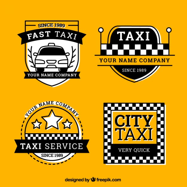 Pack Of Taxi Labels