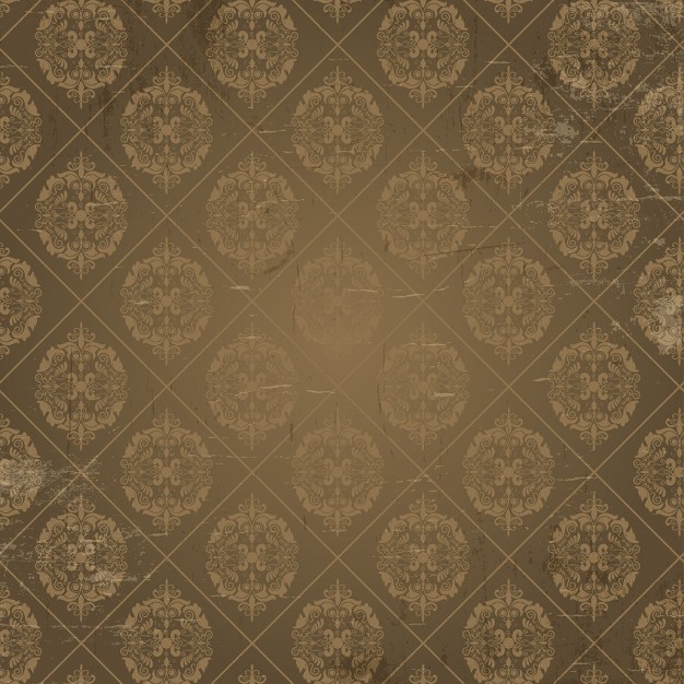 Grunge Background With Ornamental Decoration
