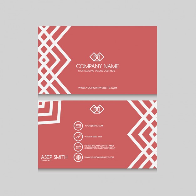Ornamental Lines Business Card