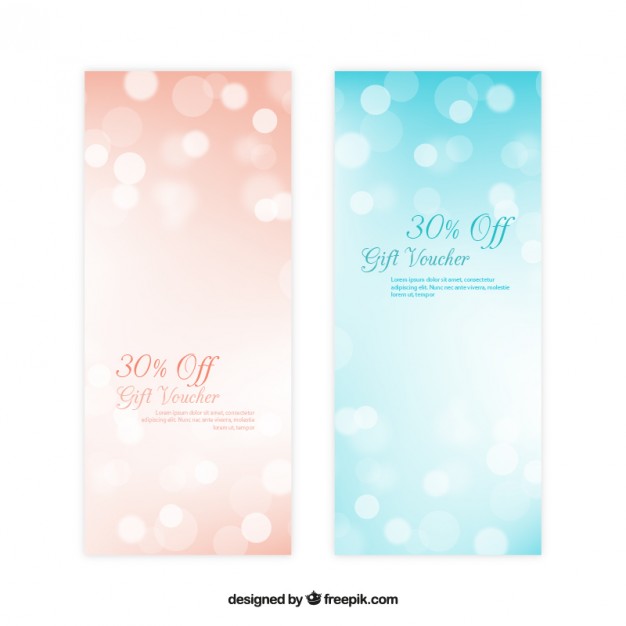 Bokeh Sales Abstract Banners