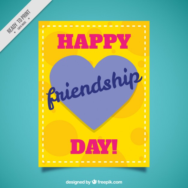 Yellow Card Of Friendship Day