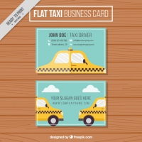 Cute Taxi Business Card