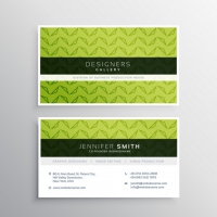 Modern Green Business Card Template