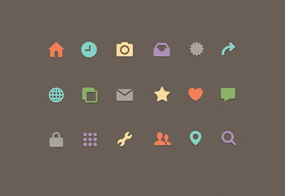 Freebee Icons – 18 Free Icons