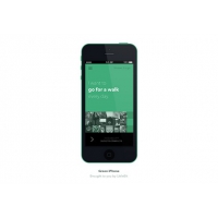 Green iPhone 5C Mockup