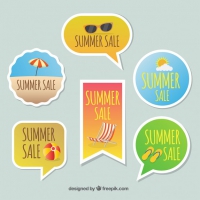 Decoraive Pack Of Summer Sale Stickers