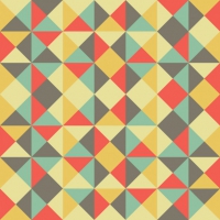 Coloured Background With Geometric Shapes