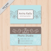 Business Card Of Photo Studio