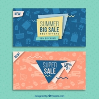 Summer Sales Banners 