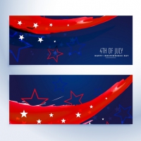 4th Of July Banners Collection