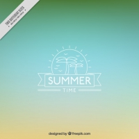 Summer Blurred Abstract Background