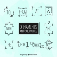 Linear Ornaments And Catchwords Pack 