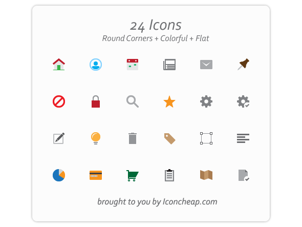  IconCheap Lite (24 Free Icons)