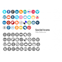  Rounded Social Icons