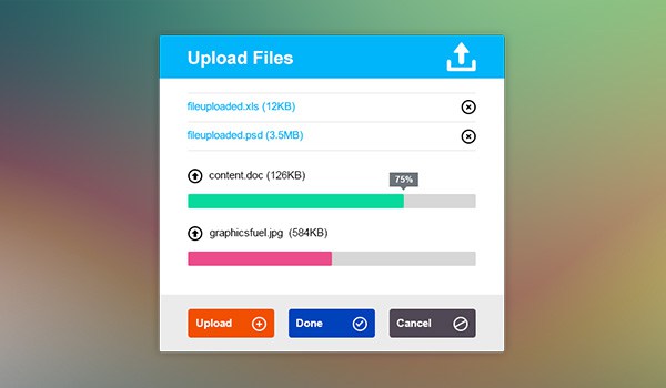 Upload File Interface 
