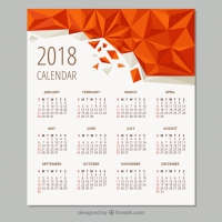 Geometric Calendar 2018