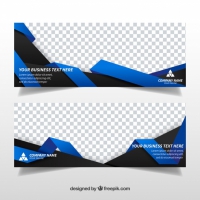 Abstract Shapes Business Banners